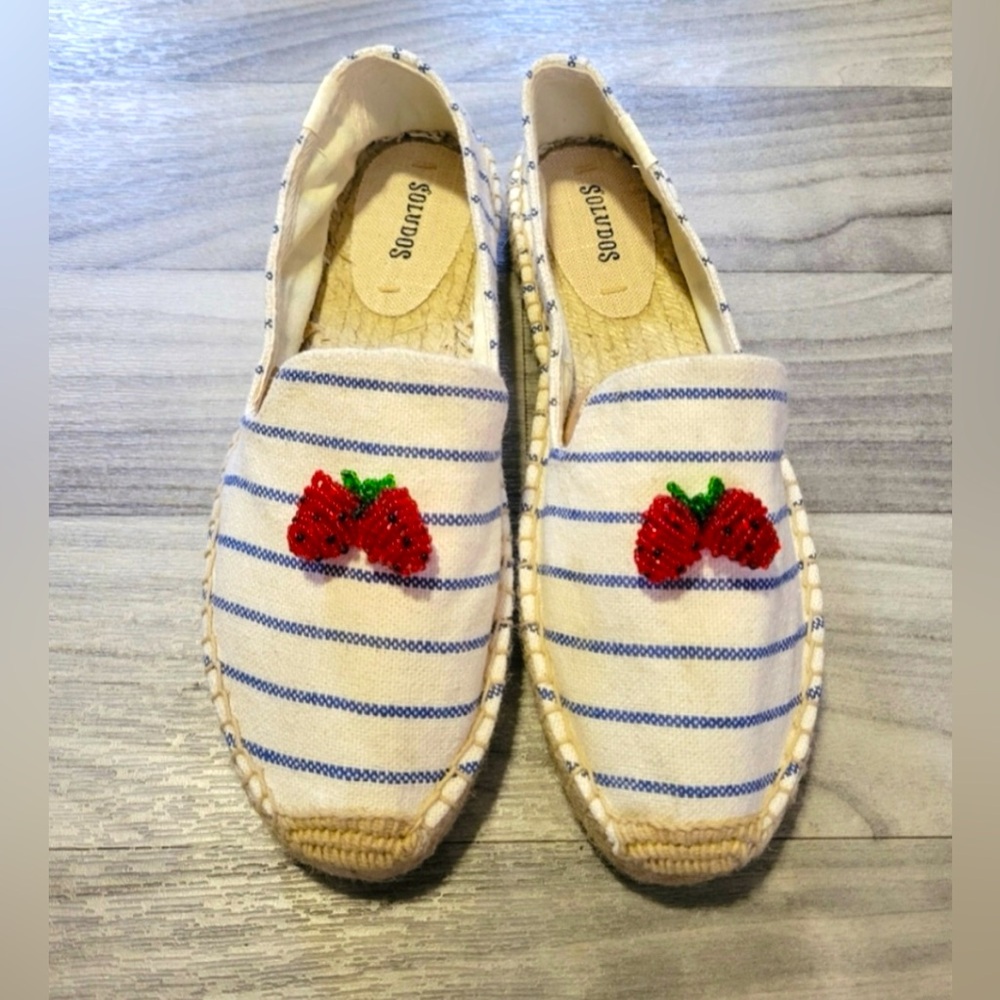 New Soludos Strawberry Espadrilles
